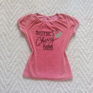 Y2K Hysteric Glamour Babydoll Cherry Bomb Top